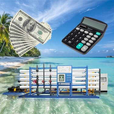 seawater desalination plant cost