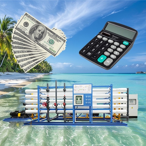 seawater desalination plant cost