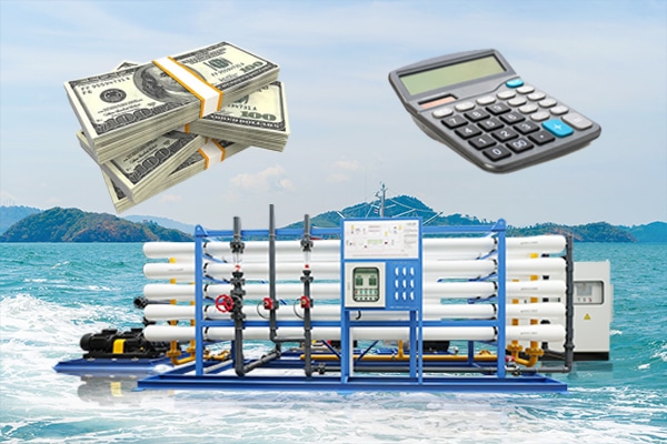 seawater desalination plant cost