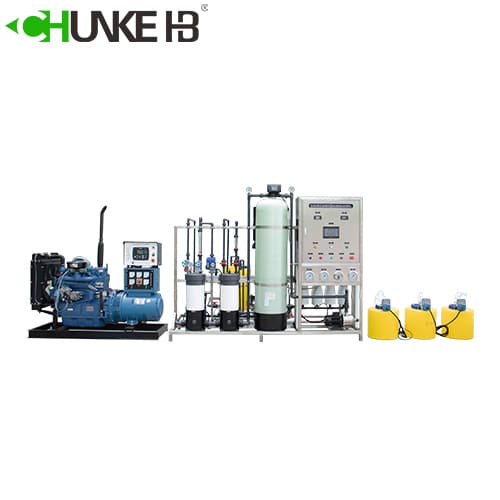 500 lph seawater desalination equipment