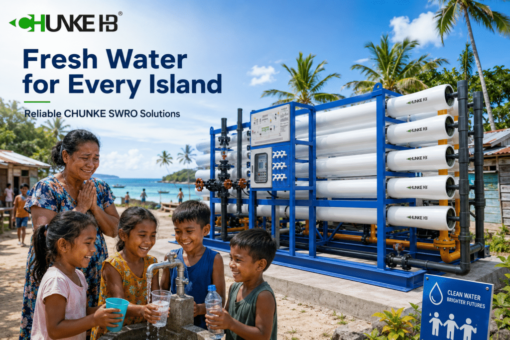 island seawater desalination system
