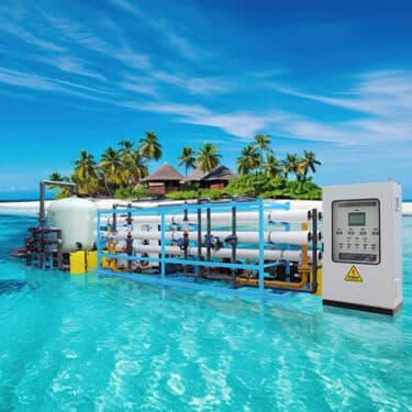 island seawater desalination system