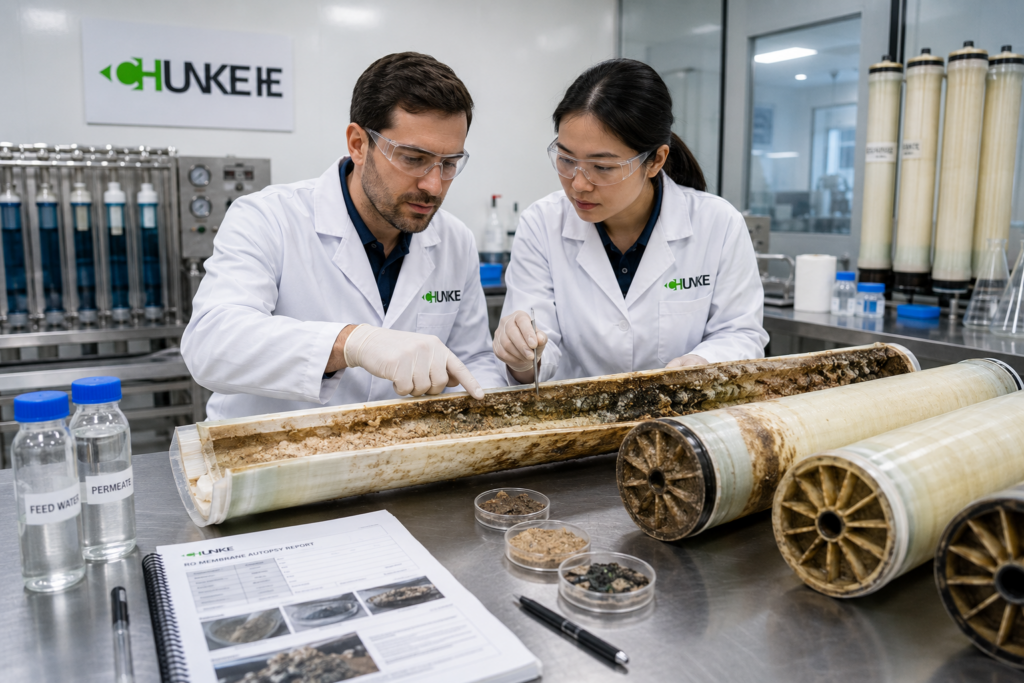 SWRO membrane fouling causes