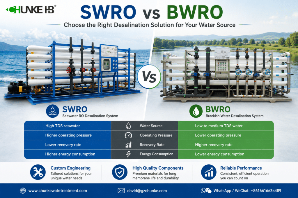 SWRO vs BWRO difference