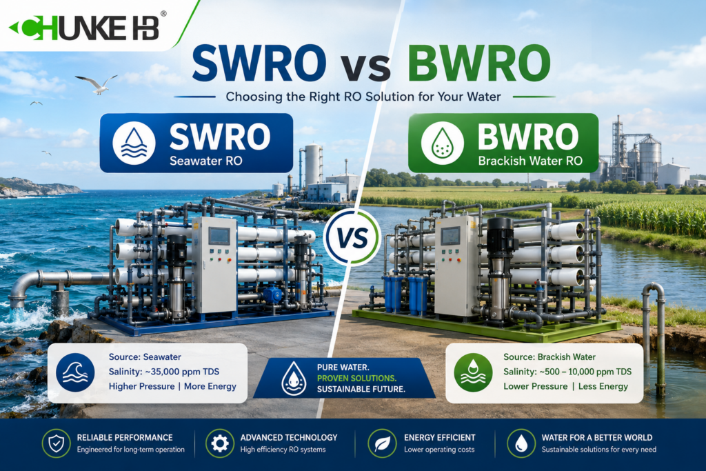 SWRO vs BWRO difference