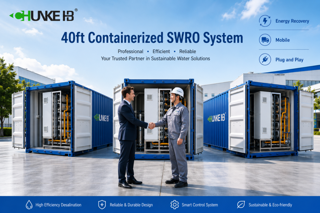 containerized seawater reverse osmosis system
