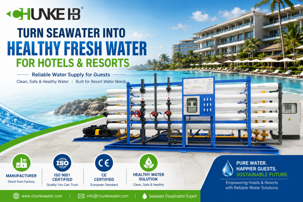 esalination plant for hotels and resorts