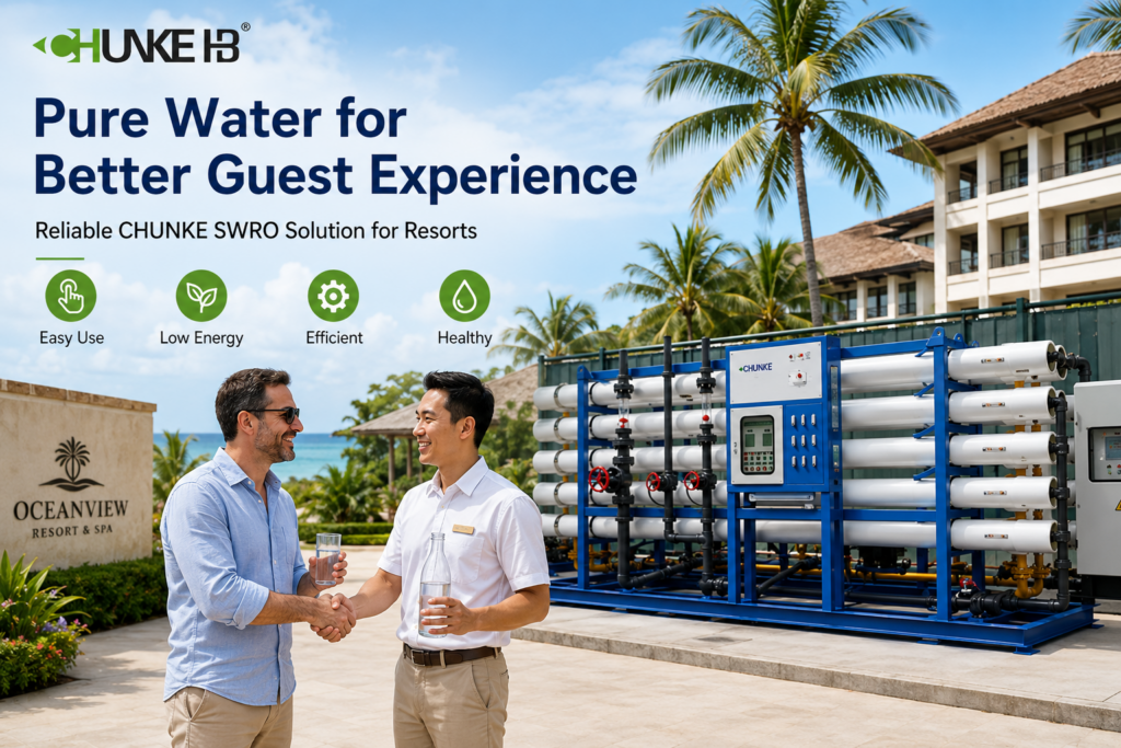desalination plant for hotels and resorts