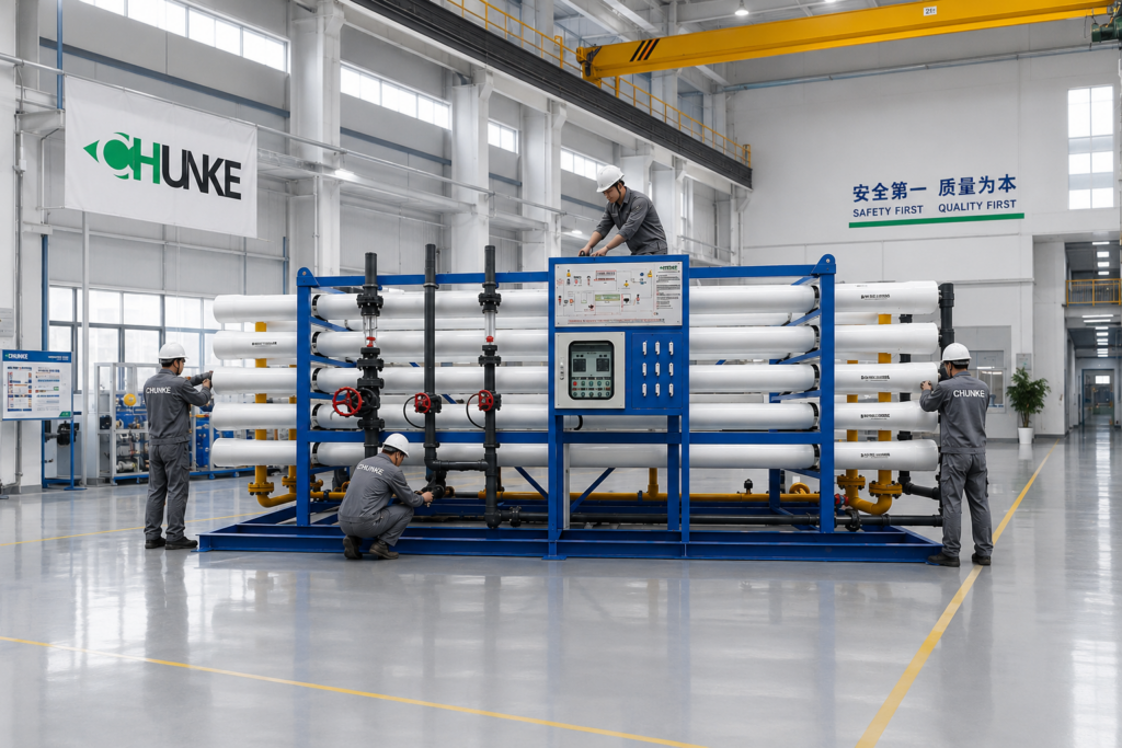 desalination plant for hotels and resorts