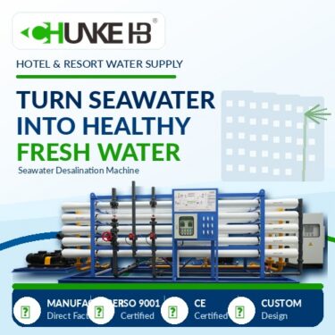 desalination plant for hotels and resorts
