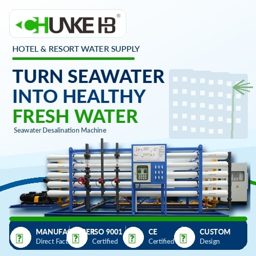 desalination plant for hotels and resorts